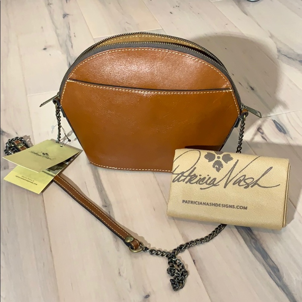 Patricia Nash Lavoria Brown Cross body bag NWT - Picture 2 of 8